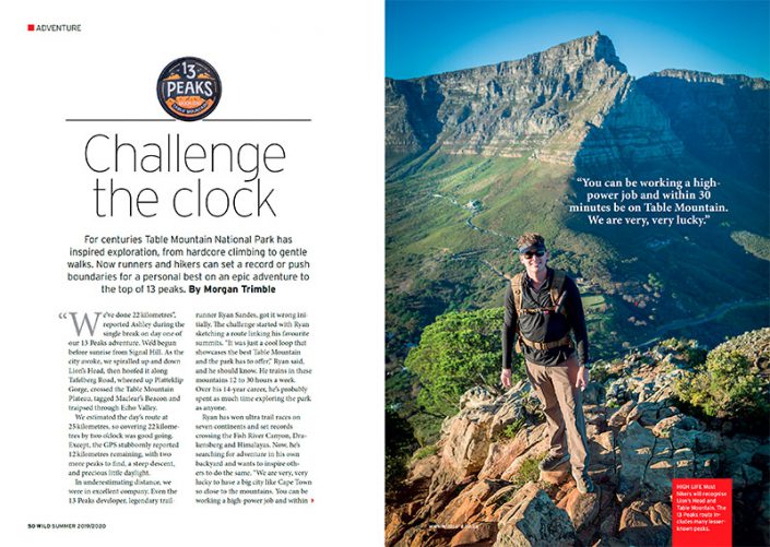 Challenge the Clock: Table Mountain National Park's 13 Peaks