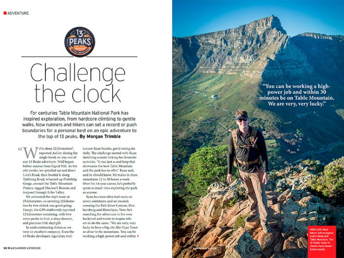 Challenge the Clock: Table Mountain National Park's 13 Peaks